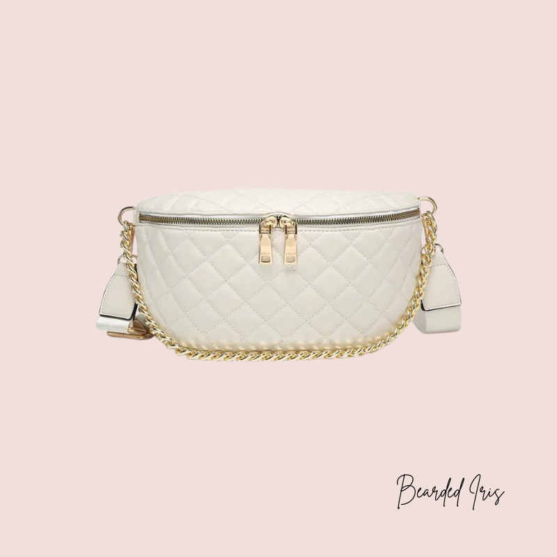 Sylvie Quilted Belt Bag w/ chain strap