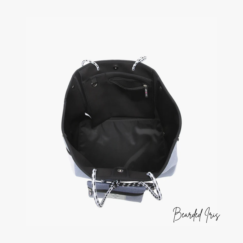 Annabella Striped Neoprene Tote