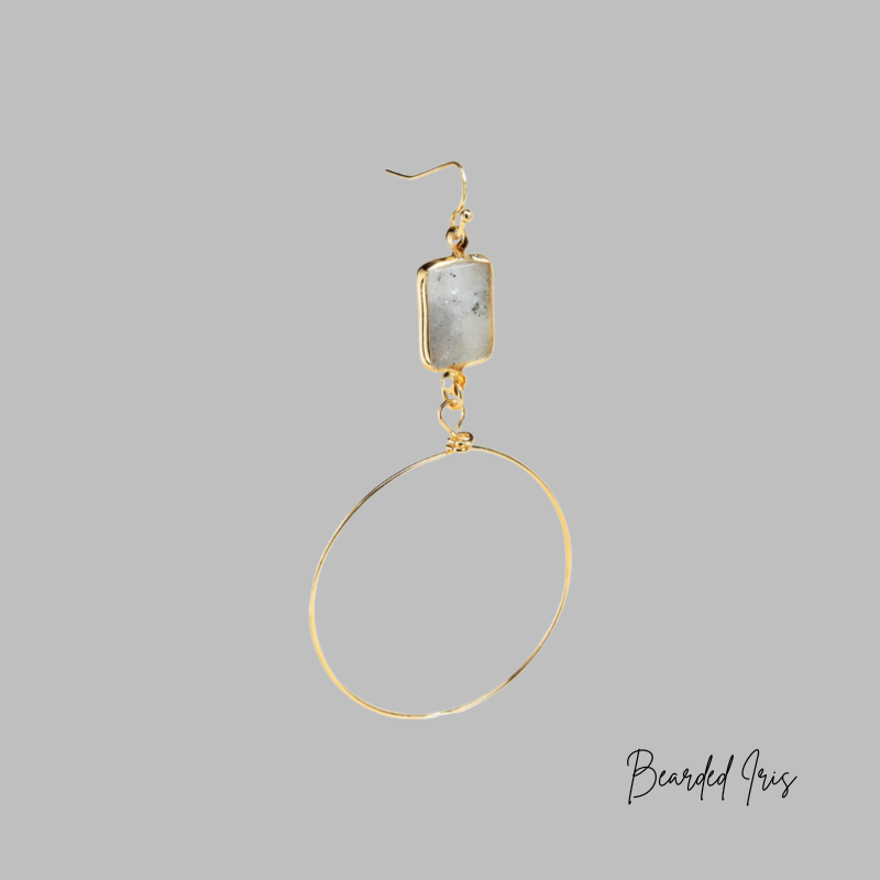 Emma Circle Drop Earrings