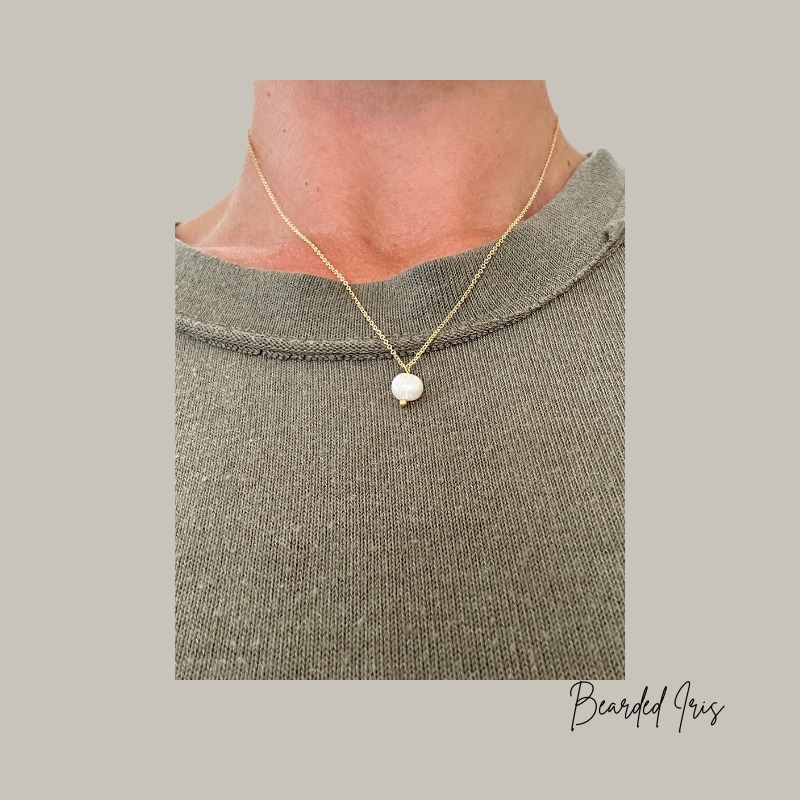 Sarah pearl chain necklace