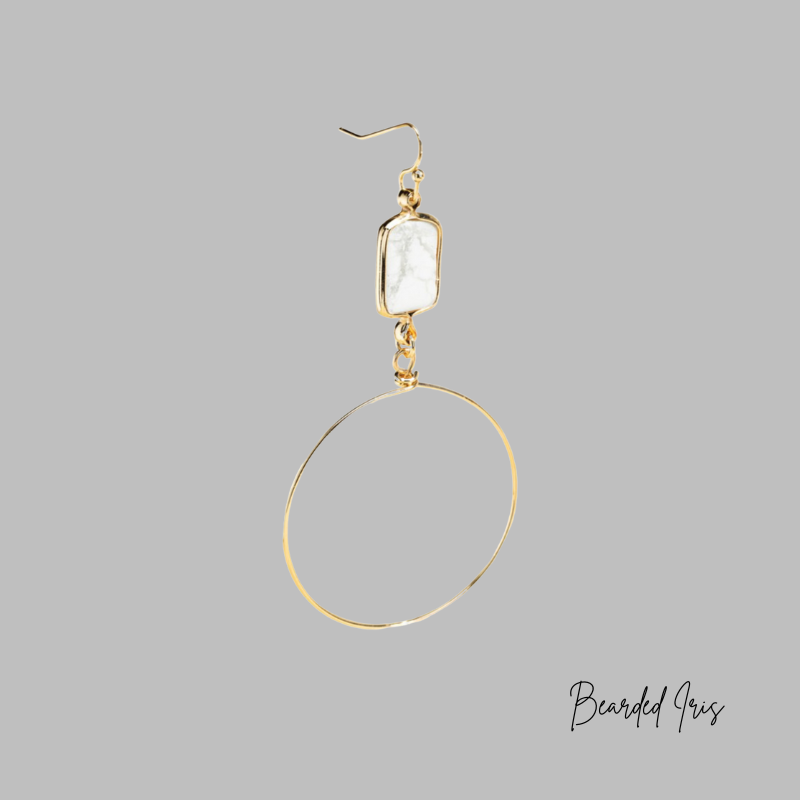 Emma Circle Drop Earrings