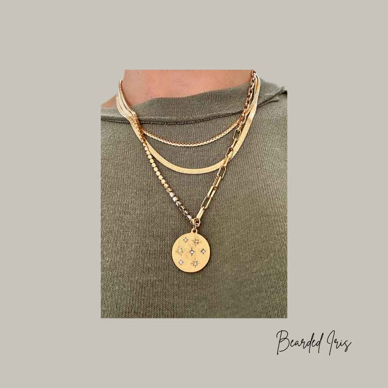 Among the stars layered necklace