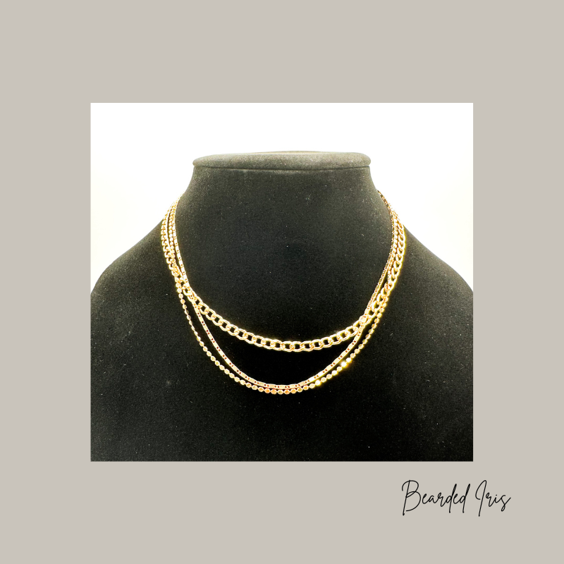 Blakely layered chain necklace